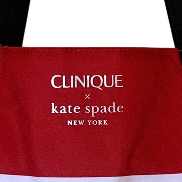 Clinique x Kate Spade "Hello Gorgeous" Shopping Shoulder Travel Tote Large Bag - Picture 2 of 9